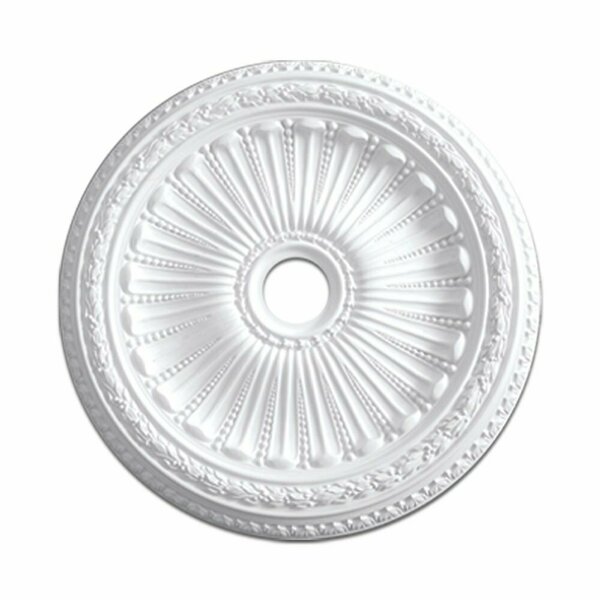 Architectural Products By Outwater 35-3/16 in. 2-1/2 in Floral Polyurethane Ceiling Medallion 3P5.37.00190